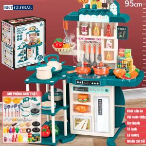 Đồ chơi nhà bếp cỡ lớn 95cm, 73 chi tiết kèm kệ 3 tầng 839-013
