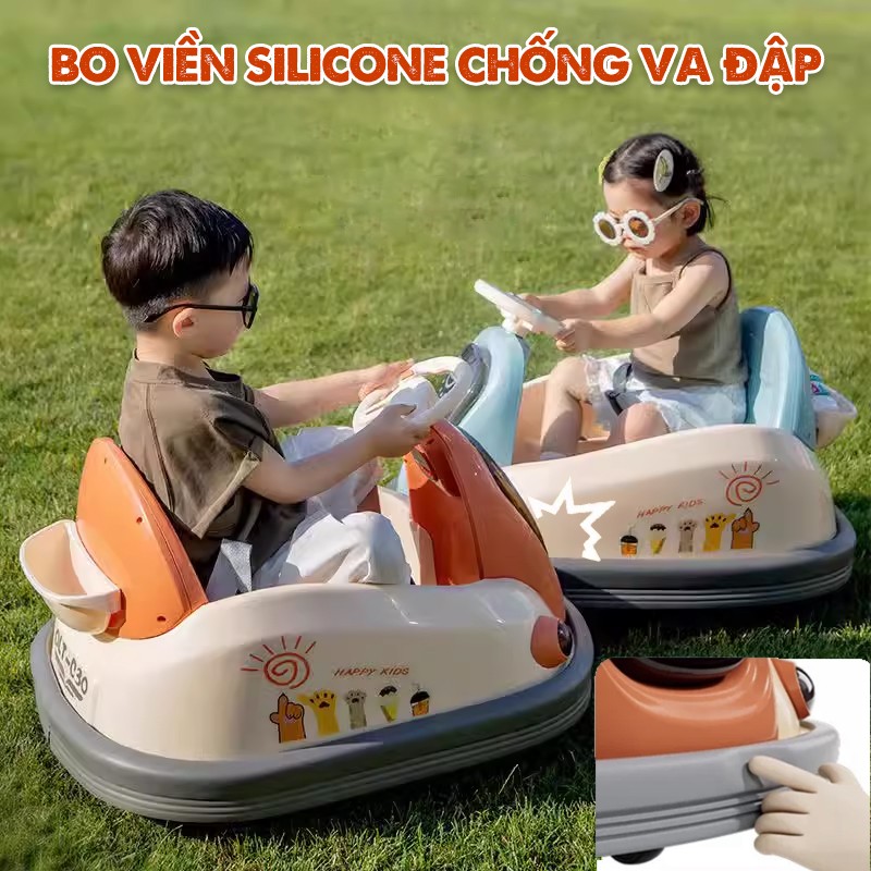 Xe ô tô đụng điện xoay 360 độ có điều khiển từ xa BBT-9119