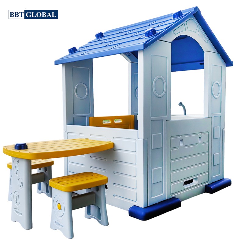 Nhà nhựa Hàn Quốc kèm bàn ghế và bàn bếp CHD512