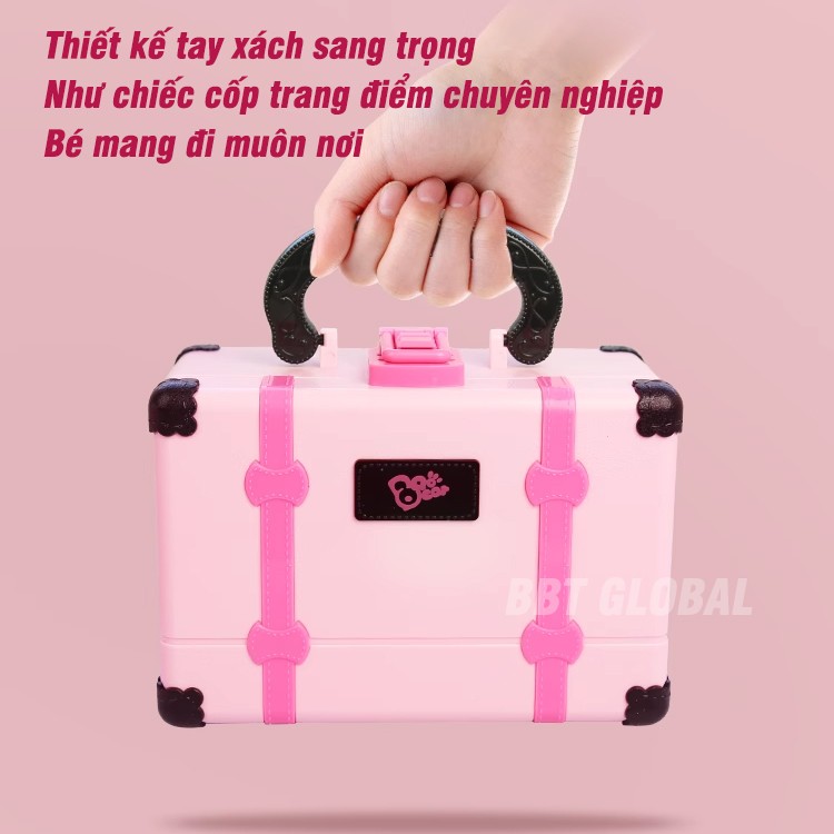 Cốp trang điểm 3 tầng cao cấp mô phỏng như thật J-1133