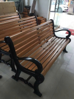 Ghế gỗ công viên sân vườn ngoài trời nhập khẩu chất lượng cao GCVNK-03