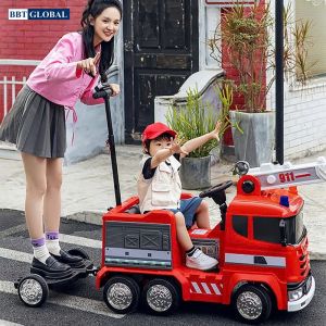 Ô tô điện cứu hỏa cần cẩu cho bé CỠ LỚN BBT-114