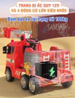 Ô tô điện cứu hỏa cần cẩu cho bé CỠ LỚN BBT-114