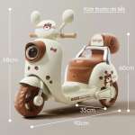 Xe máy điện trẻ em Vespa gấu BBT-8188