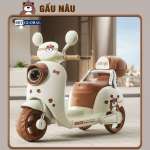 Xe máy điện trẻ em Vespa gấu BBT-8188