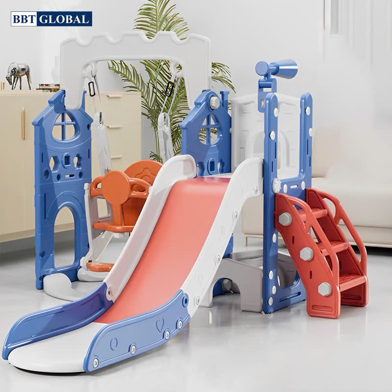 Cầu tuột xích đu cho bé máng dài BSL 421