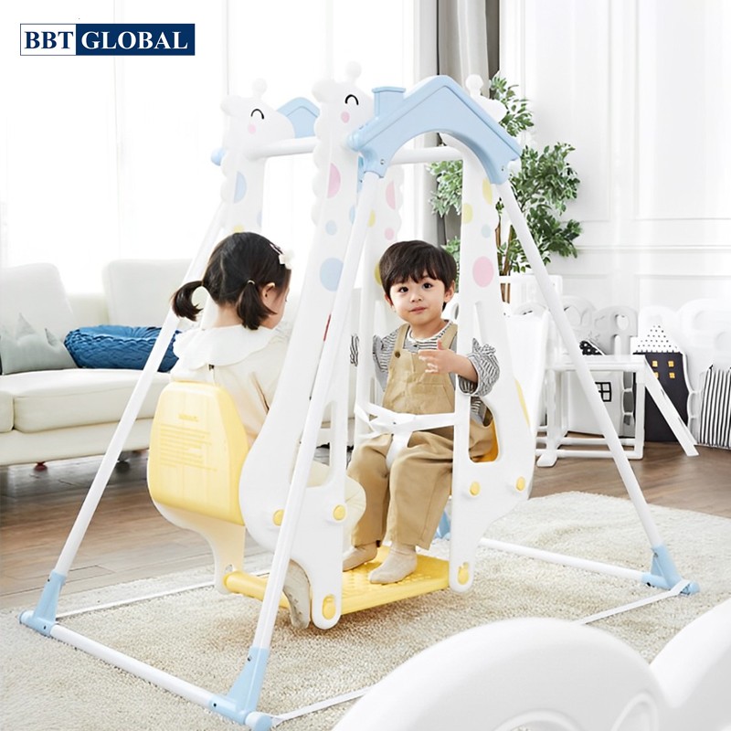 Xích đu đôi hình hươu con nhập khẩu Hàn Quốc DS710