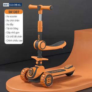 Xe trượt Scooter BBT Global 2 trong 1 cao cấp cho bé SK1307