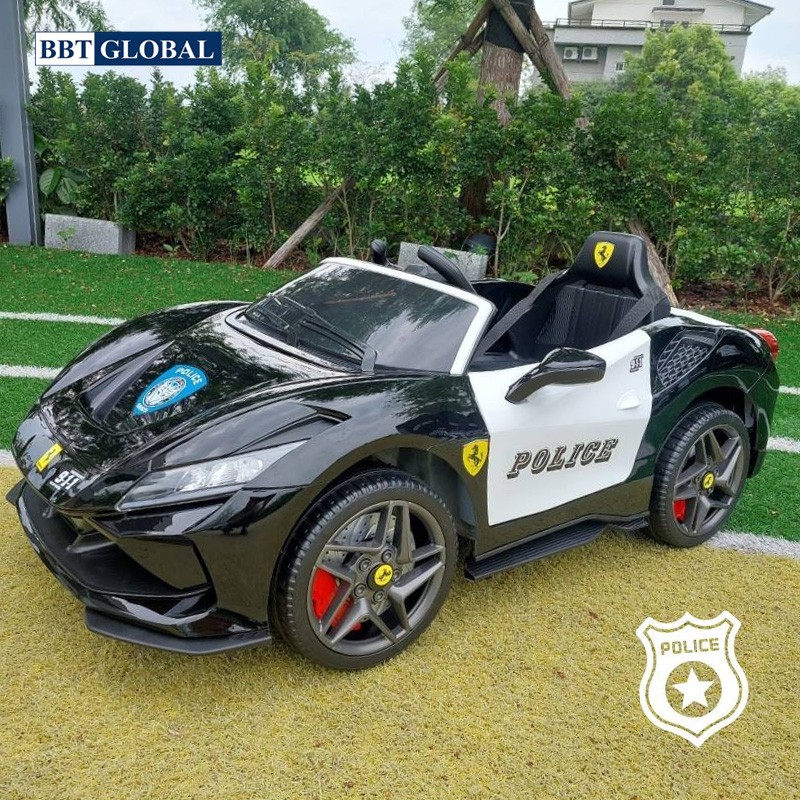 Ô tô điện cảnh sát cho bé dáng siêu xe Ferrari BBT-US911F