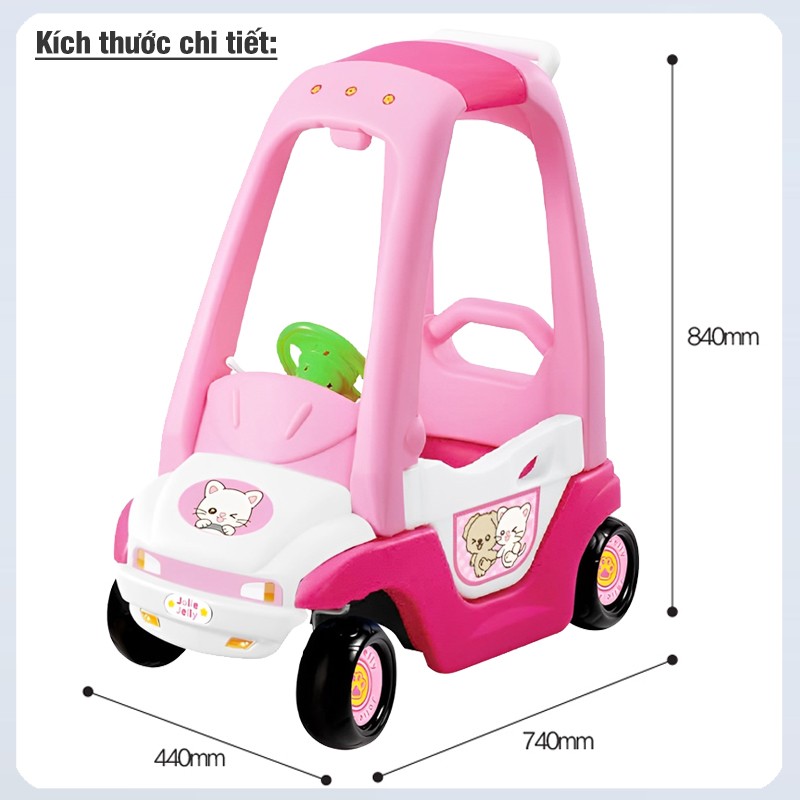 Xe chòi chân Hello Kitty ZESTER Style Hàn Quốc Z07