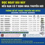 Bộ thuyền Seahawk 3 người mái chèo nhôm INTEX 68380