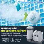Bể bơi khung kim loại chịu lực cao cấp OVAL PREMIUM dài 6m1 INTEX 26798