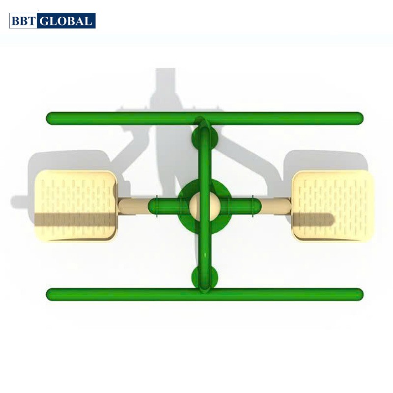 Máy tập lắc eo đôi ngoài trời KXJS-010B