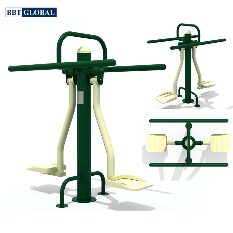 Máy tập lắc eo đôi ngoài trời KXJS-010B