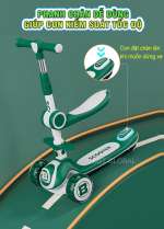 Xe trượt Scooter BBT Global 2 trong 1 cao cấp có tay đẩy cho bé SK1307TD