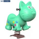 Bập bênh lò xo thú nhún khu vui chơi hình chú mèo xanh ZK139-200D