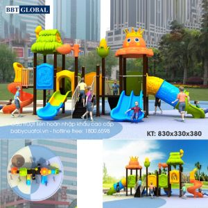 Cầu trượt liên hoàn nhập khẩu cao cấp BBT Global BG-233