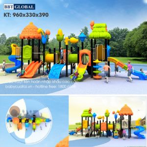 Cầu trượt liên hoàn nhập khẩu cao cấp BBT Global BG-238