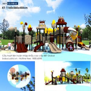 Cầu trượt liên hoàn nhập khẩu cao cấp BBT Global BG-263