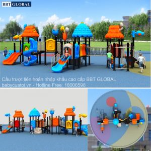 Cầu trượt liên hoàn nhập khẩu cao cấp BBT Global BG-287