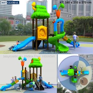Cầu trượt liên hoàn nhập khẩu cao cấp BBT Global BG-298
