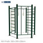 Thiết bị thể dục thang leo kết hợp đu xà nhập khẩu KXJS-202