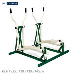 Thiết bị thể dục ngoài trời đi bộ trên không đôi KXJS-203