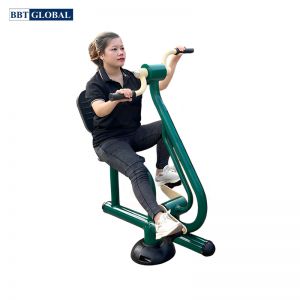 Thiết bị thể dục ngoài trời đạp xe kết hợp quay tay KXJS-204