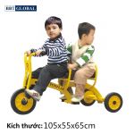 Xe đạp 3 bánh khu vui chơi, xe đạp mầm non siêu bền ZK501