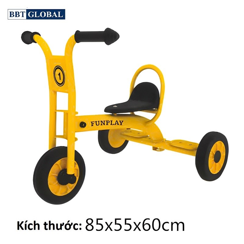 Xe đạp chòi chân 3 bánh khu vui chơi, xe đạp mầm non siêu bền ZK502