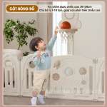 Bộ combo quây cũi cầu trượt xích đu gấp gọn phi hành gia BBT Global YK04
