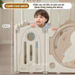 Bộ combo quây cũi cầu trượt xích đu gấp gọn phi hành gia BBT Global YK04