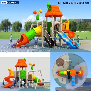 Cầu trượt liên hoàn nhập khẩu cao cấp BBT Global BG-314