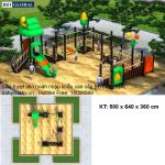 Cầu trượt liên hoàn nhập khẩu cao cấp BBT Global BG-319