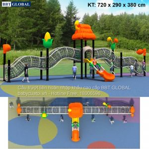 Cầu trượt liên hoàn nhập khẩu cao cấp BBT Global BG-320