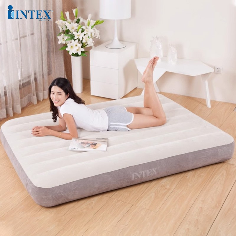 Đệm hơi đôi 1m37 công nghệ mới INTEX 64102