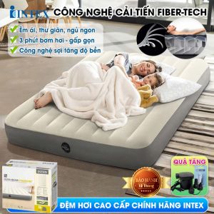 Đệm hơi đôi 1m52 cao cấp công nghệ mới INTEX 64103