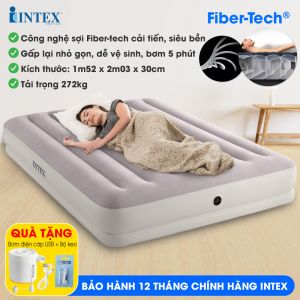 Giường hơi đôi công nghệ mới 1m52 INTEX 64179