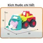 Bộ đồ chơi xúc cát ô tô ủi cỡ lớn 8617