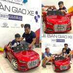 Ô tô điện cho bé Phun sơn dáng Audi TTS BBT-9999