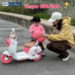 Xe máy điện trẻ em Vespa gấu BBT-8188