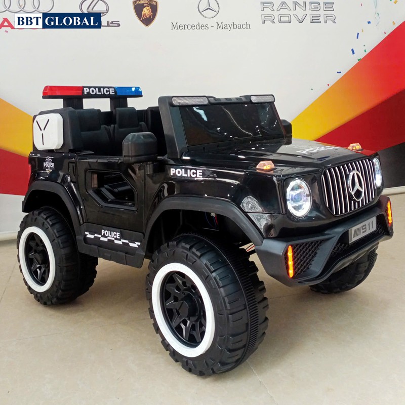 Ô tô điện trẻ em cảnh sát dáng địa hình BBT Global US911G