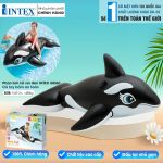 Phao bơi cá voi đen intex 58561