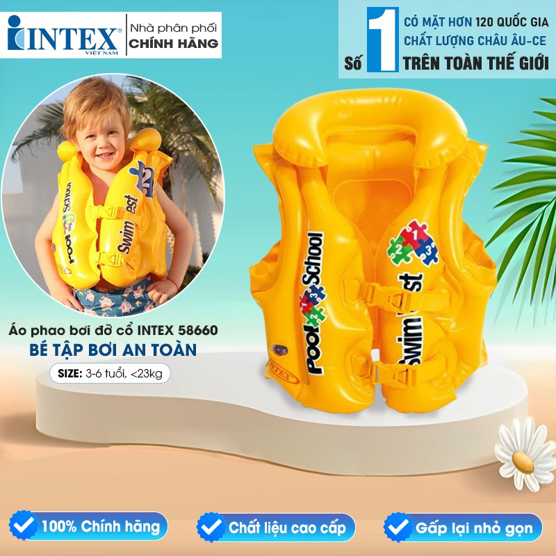 Áo phao bơi cao cấp INTEX 58660EU