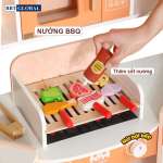 Bếp nấu ăn gỗ cho bé cao cấp cỡ lớn đa chức năng MSN23032