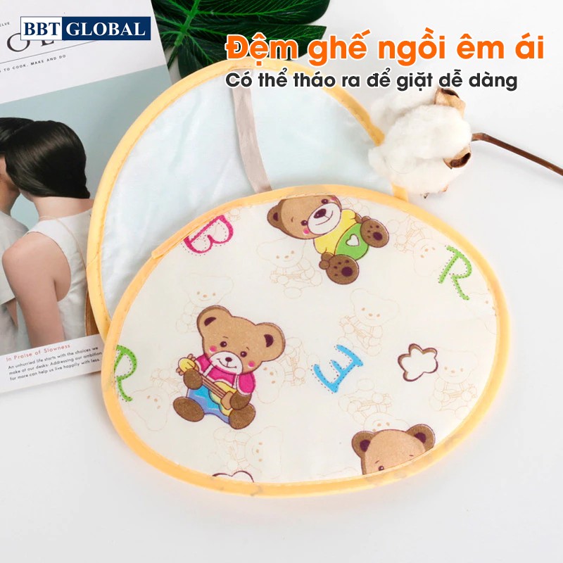 Ngựa bập bênh kết hợp chòi chân có nhạc RK-526