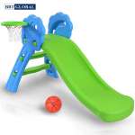 Cầu trượt cho bé có ném bóng rổ 130cm ZK035-2
