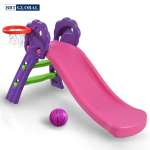 Cầu trượt cho bé có ném bóng rổ 130cm ZK035-2