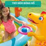 Bể bơi cầu trượt vườn khủng long INTEX 57135