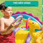 Bể bơi cầu trượt vườn khủng long INTEX 57135